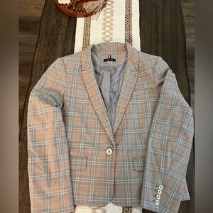 Tommy Hilfiger Men's Blazer‎ - Light Gray Plaid